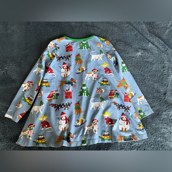 Mini boden Christmas dogs and cats shirt size 7-8T - Picture 3 of 3
